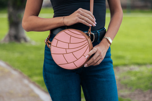 Mexican Pink Concha Bag